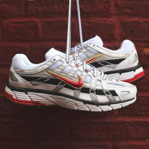 NEW Nike P-6000 White/Varsity Red