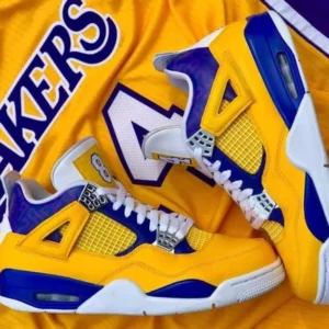 Air Jordan 4 Retro "Lakers-Inspired"