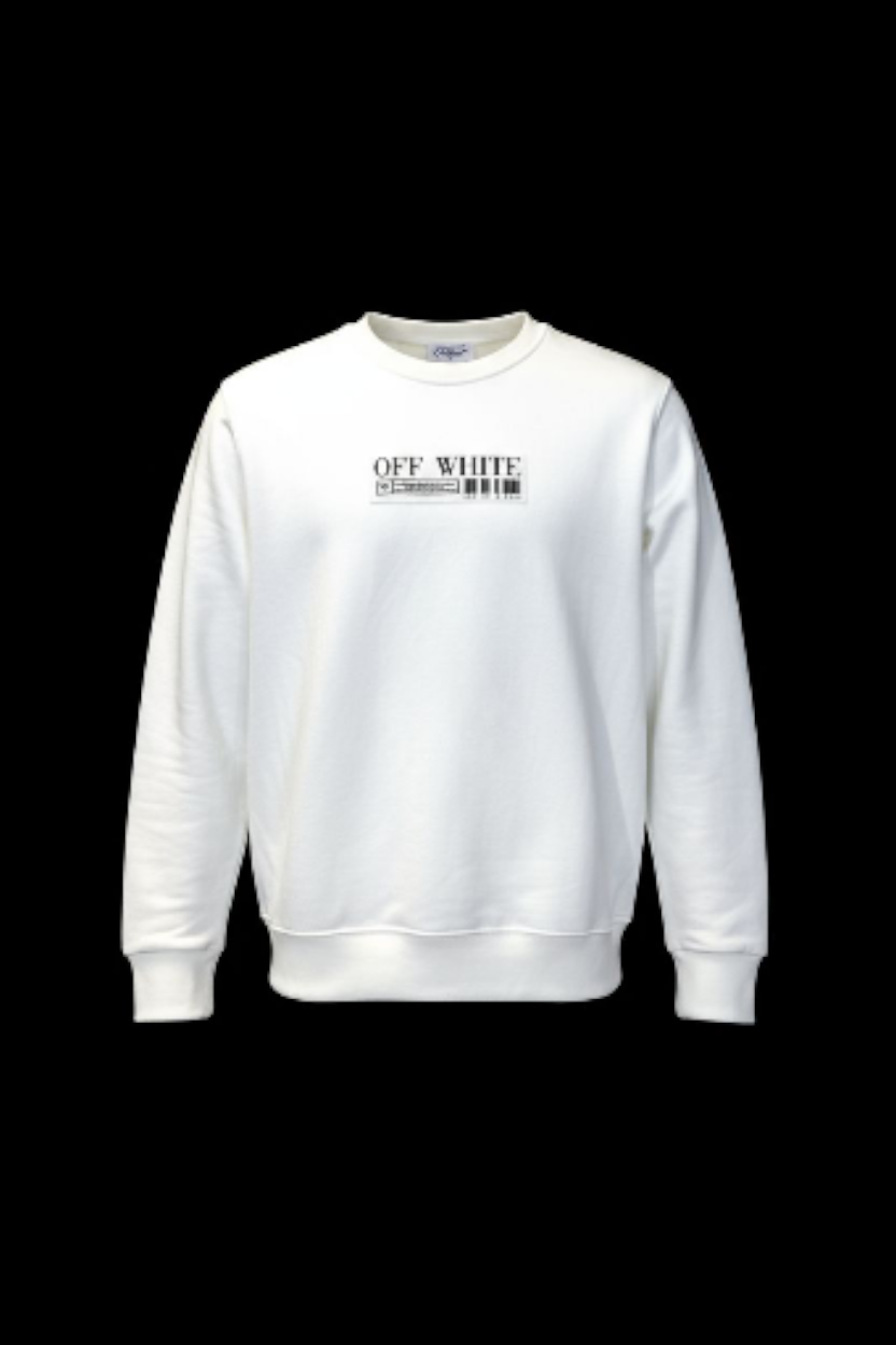 OFF WHITE – Sweatshirt Art Toy Denim