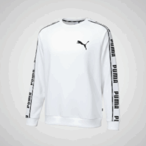 Sweat Puma blanc en coton doux