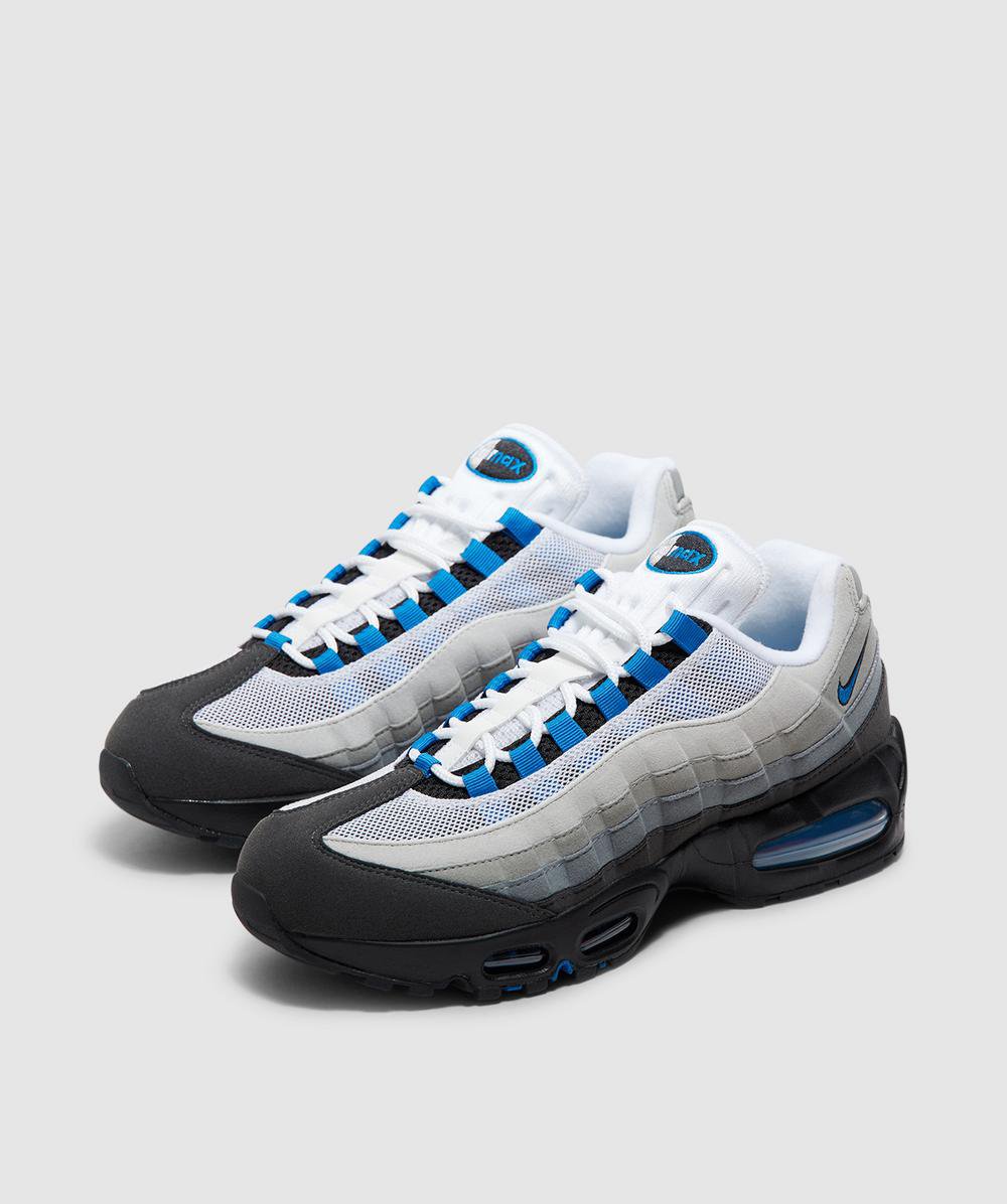 Nike Air Max 95 – White / Blue Lagoon / Black