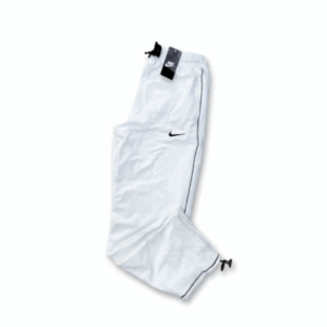 Jogging Tissé Nike Blanc à Bande Latérale Noire