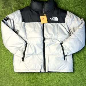 North Face Grey Puffer Jacket