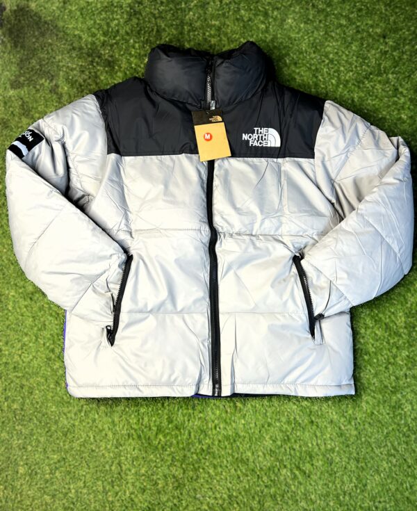 North Face Grey Puffer Jacket