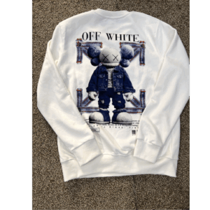 OFF WHITE – Sweatshirt Art Toy Denim