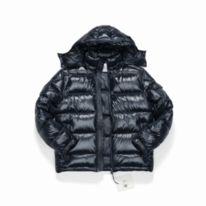 Doudoune Moncler Maya Laquée Classique - Noir Brillant