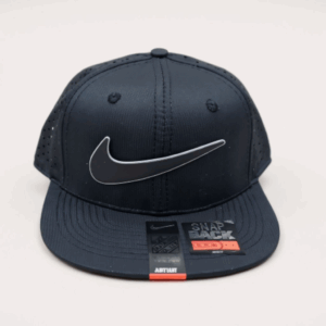 Casquette Nike AeroBill/Dri-FIT Snapback Performance (Visière Plate) 🌑