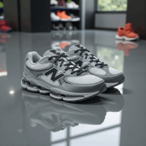 New Balance Running Shox Gris & Noir – Modèle Performance Airstride
