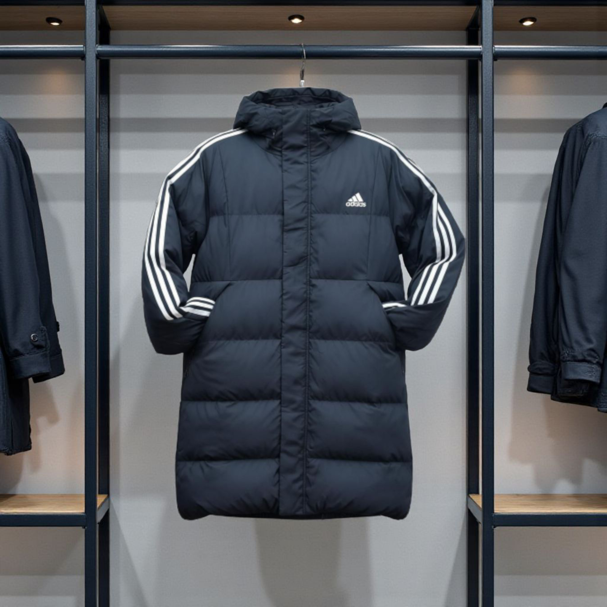Manteau Longue Adidas 3-Stripes (Clair, précis et SEO-friendly)