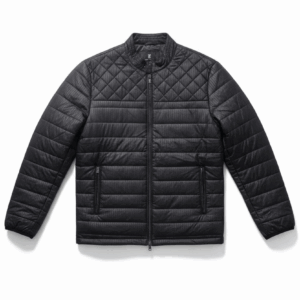 Blouson Structuré Double Matelassage Noir