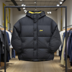 Doudoune Bicolore "Contrast" Noir & Jaune