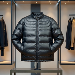 Doudoune Cuir Synthétique Premium