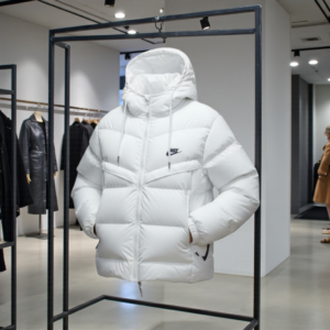 Doudoune Nike Sportswear Windrunner "Triple White" – Parka à Capuche Haute Densité