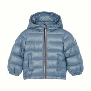 Doudoune Enfant "Moncler" – Gris Anthracite Glacé