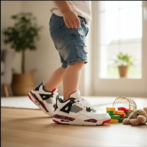 Air Jordan 4 Retro - "Electric Pink & White" (Édition Kids/Junior)