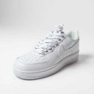 Baskets Urban Blanche à Lacets Corde – Style Air Force